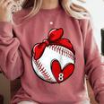 Custom Baseball Mom Number 8 Heart For Mom Mommy Raglan Baseball Tee Comfort Colors Sweatshirt Orchid Custom Baseball Mom Number 8 Heart For Mom Mommy Raglan Baseball Tee Comfort Colors Sweatshirt Orchid