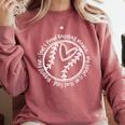 Custom Hustle Tball Tee Ball Mama Baseball Mom Comfort Colors Sweatshirt Orchid