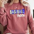 Custom Hustle Tball Tee Ball Womens Baseball Mom Comfort Colors Sweatshirt Orchid