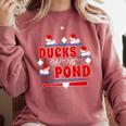 Cute Ducks On The Pond Cute Baseball Mom T-Shirt Comfort Colors Sweatshirt Orchid Cute Ducks On The Pond Cute Baseball Mom T-Shirt Comfort Colors Sweatshirt Orchid