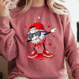 Dabbing Baseball Drip Ice Cream Youth Boy Valentines Day Comfort Colors Sweatshirt Orchid