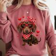 Dachshund Valentines Day Wiener Dog Lover Weenie Heart Raglan Baseball Tee Comfort Colors Sweatshirt Orchid Dachshund Valentines Day Wiener Dog Lover Weenie Heart Raglan Baseball Tee Comfort Colors Sweatshirt Orchid
