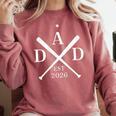 Dad Est 2026 Father Loading New Dad Baseball Pocket Comfort Colors Sweatshirt Orchid Dad Est 2026 Father Loading New Dad Baseball Pocket Comfort Colors Sweatshirt Orchid