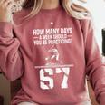 How Many Days A Week 6 7 67 Meme Baseball Humor Comfort Colors Sweatshirt Orchid How Many Days A Week 6 7 67 Meme Baseball Humor Comfort Colors Sweatshirt Orchid