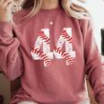 Distressed Baseball Number 44 Jersey Uniform Player Fan Comfort Colors Sweatshirt Orchid
