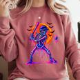 Drip Skeleton Batting Baseball Halloween Comfort Colors Sweatshirt Orchid Drip Skeleton Batting Baseball Halloween Comfort Colors Sweatshirt Orchid