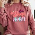 Eat Sleep Baseball Repeat Baseball Moms Comfort Colors Sweatshirt Orchid Eat Sleep Baseball Repeat Baseball Moms Comfort Colors Sweatshirt Orchid
