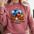 Father Son Baseball Father's Day Comfort Colors Sweatshirt Orchid Father Son Baseball Father's Day Comfort Colors Sweatshirt Orchid