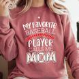 My Favorite Player Calls Me Mom Baseball Mom Comfort Colors Sweatshirt Orchid My Favorite Player Calls Me Mom Baseball Mom Comfort Colors Sweatshirt Orchid
