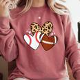 Football Baseball Heart Football Baseball Mom Comfort Colors Sweatshirt Orchid Football Baseball Heart Football Baseball Mom Comfort Colors Sweatshirt Orchid