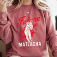 Future Matlacha Baseball Star Baseball Player Sports Theme Premium Tri-Blend Comfort Colors Sweatshirt Orchid