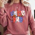 Game Day Baseball Lover Field Day Men Women Kid Comfort Colors Sweatshirt Orchid Game Day Baseball Lover Field Day Men Women Kid Comfort Colors Sweatshirt Orchid