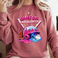 Game Kindergarten Baseball Ice Cream Drip On Back To School Comfort Colors Sweatshirt Orchid Game Kindergarten Baseball Ice Cream Drip On Back To School Comfort Colors Sweatshirt Orchid