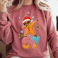 Gingerbread Six Seven 67 Ice Cream Drip Baseball Comfort Colors Sweatshirt Orchid