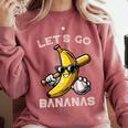 Lets Go Bananas Baseball Retro Sports Boys Kids Men Youth Premium Tri-Blend Comfort Colors Sweatshirt Orchid Lets Go Bananas Baseball Retro Sports Boys Kids Men Youth Premium Tri-Blend Comfort Colors Sweatshirt Orchid