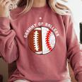 Grammy Of Ballers Football Baseball Grandma Grammy Comfort Colors Sweatshirt Orchid Grammy Of Ballers Football Baseball Grandma Grammy Comfort Colors Sweatshirt Orchid