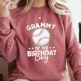 Grammy Of The Birthday Boy Baseball Player Birthday Comfort Colors Sweatshirt Orchid Grammy Of The Birthday Boy Baseball Player Birthday Comfort Colors Sweatshirt Orchid