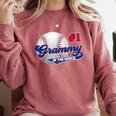 Grammy Rookie Of Year 1st Birthday Baseball Theme Matching Comfort Colors Sweatshirt Orchid Grammy Rookie Of Year 1st Birthday Baseball Theme Matching Comfort Colors Sweatshirt Orchid