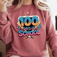 Happy 100 Days Of School Baseball Drip For Kids Teachers Comfort Colors Sweatshirt Orchid Happy 100 Days Of School Baseball Drip For Kids Teachers Comfort Colors Sweatshirt Orchid