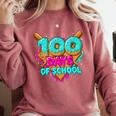Happy 100 Days Of School Costume Baseball Drip Ice Cream Comfort Colors Sweatshirt Orchid Happy 100 Days Of School Costume Baseball Drip Ice Cream Comfort Colors Sweatshirt Orchid