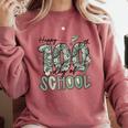 Happy 100th Day Of School Baseball Camo Boys Kids Toddler Comfort Colors Sweatshirt Orchid Happy 100th Day Of School Baseball Camo Boys Kids Toddler Comfort Colors Sweatshirt Orchid