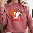 Happy Valentines Day Shirt Boys Basketball Baseball Football Comfort Colors Sweatshirt Orchid Happy Valentines Day Shirt Boys Basketball Baseball Football Comfort Colors Sweatshirt Orchid