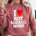 I Heart Love Hot Baseball Moms MILF Cougar Older Woman Comfort Colors Sweatshirt Orchid I Heart Love Hot Baseball Moms MILF Cougar Older Woman Comfort Colors Sweatshirt Orchid