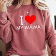 I Heart My Wawa Raglan Baseball Tee Comfort Colors Sweatshirt Orchid I Heart My Wawa Raglan Baseball Tee Comfort Colors Sweatshirt Orchid