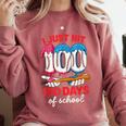HUGvyn I Just Hit 100 Days Of School Baseball Ice Cream Boys Comfort Colors Sweatshirt Orchid HUGvyn I Just Hit 100 Days Of School Baseball Ice Cream Boys Comfort Colors Sweatshirt Orchid