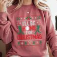 I’Ll Be Home For Christmas Baseball Ugly Sweater Art Comfort Colors Sweatshirt Orchid I’Ll Be Home For Christmas Baseball Ugly Sweater Art Comfort Colors Sweatshirt Orchid