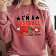 I'm A Baseball Mom Of Course I'm Broke Raglan Baseball Tee Comfort Colors Sweatshirt Orchid