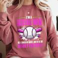 I'm A Baseball Mom Baseball Pitcher Catcher Baseball Player Comfort Colors Sweatshirt Orchid