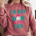 I'm Not Just His Mom I'm His Number One Fan Baseball Mom Comfort Colors Sweatshirt Orchid I'm Not Just His Mom I'm His Number One Fan Baseball Mom Comfort Colors Sweatshirt Orchid