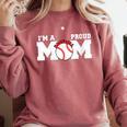 I'm A Proud Mom Baseball Mom Comfort Colors Sweatshirt Orchid I'm A Proud Mom Baseball Mom Comfort Colors Sweatshirt Orchid