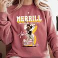 Jackson Merrill San Diego MLB Baseball Player MLBJME201M Comfort Colors Sweatshirt Orchid