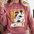 Jackson Merrill San Diego MLB Baseball Player MLBJME203M Comfort Colors Sweatshirt Orchid Jackson Merrill San Diego MLB Baseball Player MLBJME203M Comfort Colors Sweatshirt Orchid