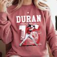 Jarren Duran Boston MLB Baseball Players MLBJDU201M Comfort Colors Sweatshirt Orchid