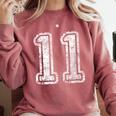 Jersey Number 11 T-Shirt Football Eleven Number Baseball Mom Comfort Colors Sweatshirt Orchid Jersey Number 11 T-Shirt Football Eleven Number Baseball Mom Comfort Colors Sweatshirt Orchid