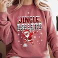 Jingle Ballers Plaid Santa Dabbing Baseball Christmas Comfort Colors Sweatshirt Orchid Jingle Ballers Plaid Santa Dabbing Baseball Christmas Comfort Colors Sweatshirt Orchid