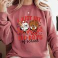 I Just Hit 100 Days Of School Baseball 100th Day Teacher Kid Comfort Colors Sweatshirt Orchid I Just Hit 100 Days Of School Baseball 100th Day Teacher Kid Comfort Colors Sweatshirt Orchid