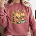 I Just Hit 100 Days Of School Camo Baseball Boy Kids Teacher Comfort Colors Sweatshirt Orchid I Just Hit 100 Days Of School Camo Baseball Boy Kids Teacher Comfort Colors Sweatshirt Orchid