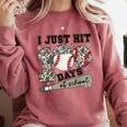 I Just Hit 100 Days Of School Camo Baseball 100 Days Smarter Comfort Colors Sweatshirt Orchid I Just Hit 100 Days Of School Camo Baseball 100 Days Smarter Comfort Colors Sweatshirt Orchid
