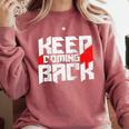 Keep Coming Back Celebrate Recovery Rehab NA AA Raglan Baseball Tee Comfort Colors Sweatshirt Orchid Keep Coming Back Celebrate Recovery Rehab NA AA Raglan Baseball Tee Comfort Colors Sweatshirt Orchid