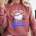 Kids 8th Baseball Birthday Party Boys Sport Fan 8 Years Old Comfort Colors Sweatshirt Orchid Kids 8th Baseball Birthday Party Boys Sport Fan 8 Years Old Comfort Colors Sweatshirt Orchid