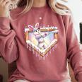Kids Happy Easter Bunny Playing Baseball Boy Ice Cream Drip Comfort Colors Sweatshirt Orchid Kids Happy Easter Bunny Playing Baseball Boy Ice Cream Drip Comfort Colors Sweatshirt Orchid