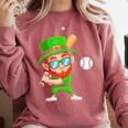 Kids St Patricks Day Shirt Leprechaun Baseball Boys Men Comfort Colors Sweatshirt Orchid Kids St Patricks Day Shirt Leprechaun Baseball Boys Men Comfort Colors Sweatshirt Orchid