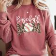 Leopard Baseball Mom Matching Baseball Mama Family Matching Premium Comfort Colors Sweatshirt Orchid Leopard Baseball Mom Matching Baseball Mama Family Matching Premium Comfort Colors Sweatshirt Orchid