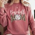 Leopard Baseball Mom Matching Softball Mama Family Matching Comfort Colors Sweatshirt Orchid Leopard Baseball Mom Matching Softball Mama Family Matching Comfort Colors Sweatshirt Orchid