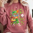 Leprechaun Playing Baseball Happy St Patricks Day Men Boys Comfort Colors Sweatshirt Orchid Leprechaun Playing Baseball Happy St Patricks Day Men Boys Comfort Colors Sweatshirt Orchid