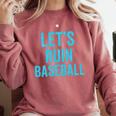 Let's Ruin Baseball Baseball Humor Sarcastic Baseball Premium Tri-Blend Comfort Colors Sweatshirt Orchid Let's Ruin Baseball Baseball Humor Sarcastic Baseball Premium Tri-Blend Comfort Colors Sweatshirt Orchid